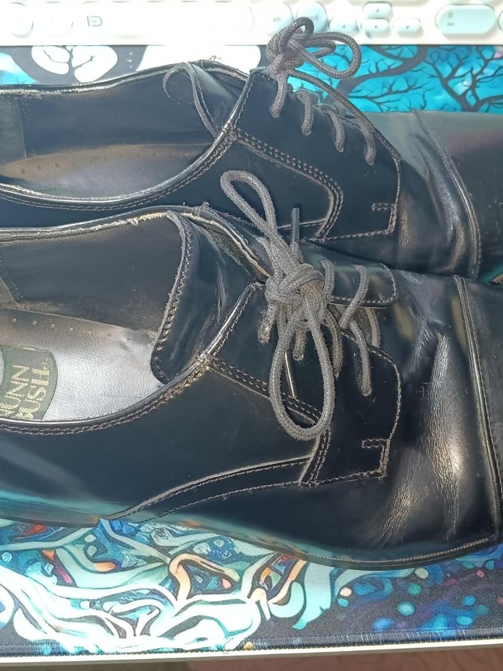 Nunn Bush Brand Men's Black Leather Lace-Up Dress Shoes